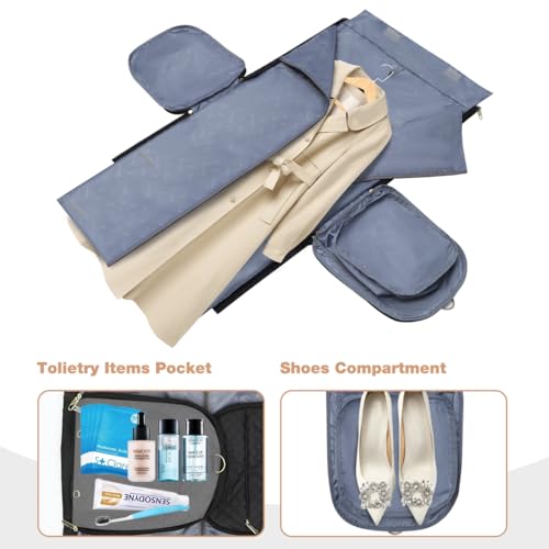 Convertible Weekender Bag for Women - Black Color