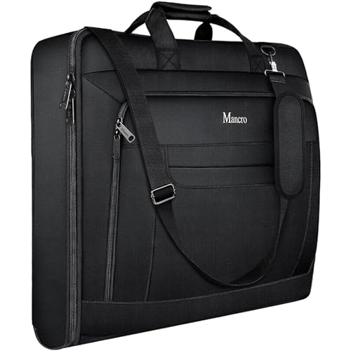 Aviation Travel Garment Bag - Black, Large Size
