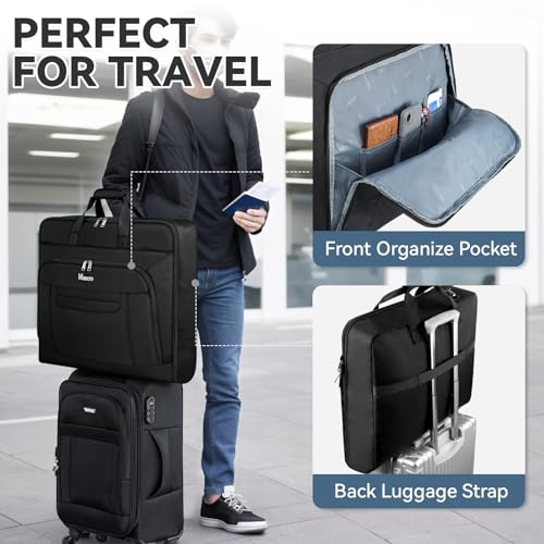 Aviation Travel Garment Bag - Black, Large Size
