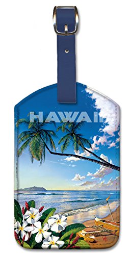 Distant Shores Leatherette Luggage Tag by Westmoreland