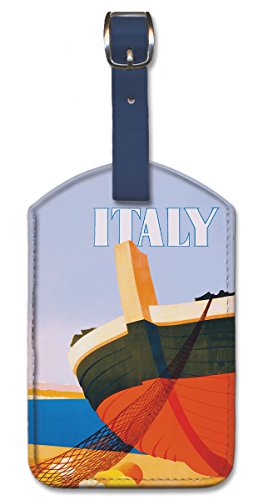 Italy Alfredo Lalia Leatherette Baggage Tag for Aviation