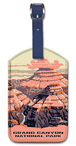 Leather Luggage Tag - Grand Canyon National Park