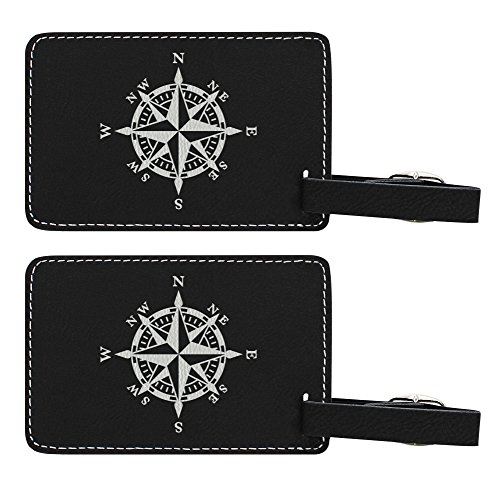 Nautical Compass Luggage Tags for Travellers