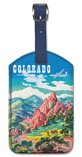 Colorado Leatherette Luggage Tag by Joseph Fehér