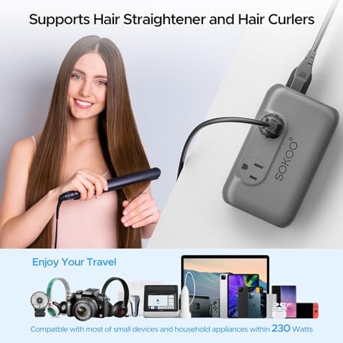 Aviation Voltage Converter with USB Quick Charger