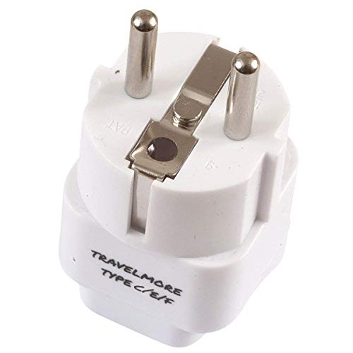 European Travel Adapter Plug for Multiple European Outlets