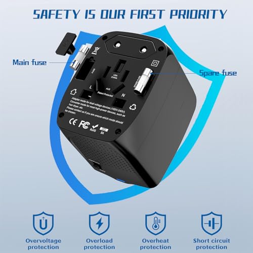 All-in-one International Travel Adapter for Aviation Enthusiasts