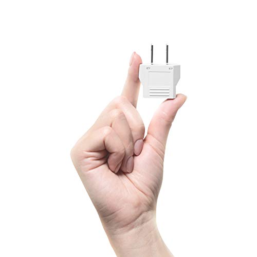 Europe to USA Plug Adapter Converter, 2 Pack: Aviation Edition