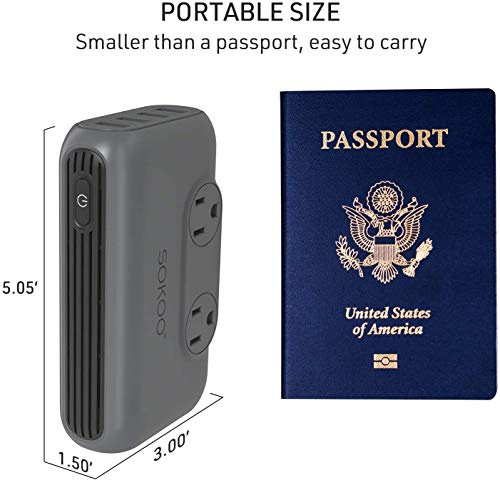 Aviation Voltage Converter with USB Quick Charger