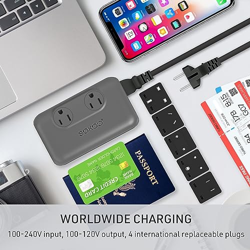 Aviation Voltage Converter with USB Quick Charger