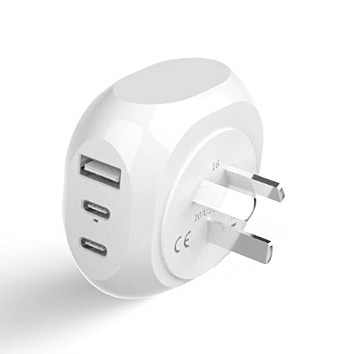 Australia & China Travel Adapter - Ultra Compact & Lightweight