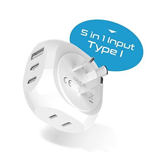 Australia & China Travel Adapter - Ultra Compact & Lightweight