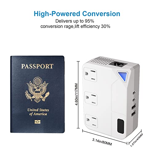 Universal 220V to 110V Aviation Voltage Converter