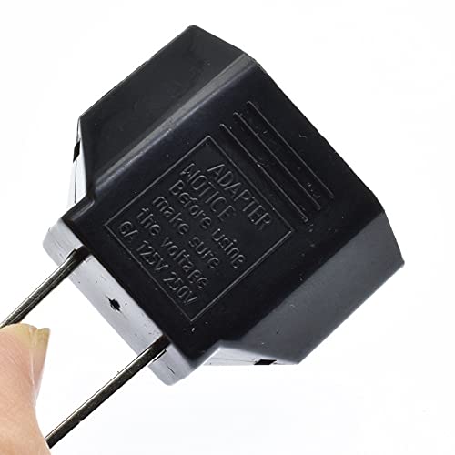 ALINNA EU to US Travel Plug Adapter (3 Pack)