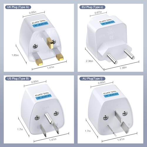 EFISH Aviation Plug Adapter Set, Type B/C/E/F/G/I