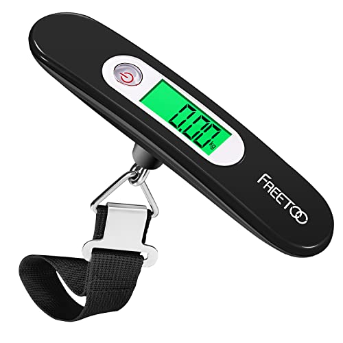Portable Travel Luggage Scale - 110lb Capacity (Black)