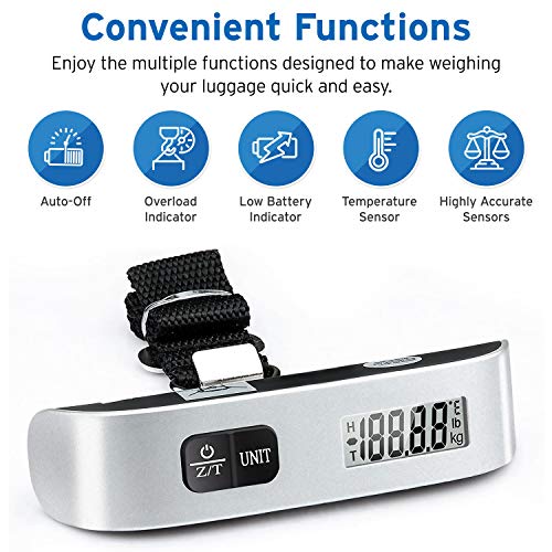 Aviation Travel Essentials: Handheld Digital Luggage Scale