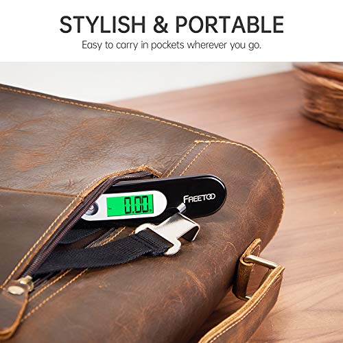 Portable Travel Luggage Scale - 110lb Capacity (Black)
