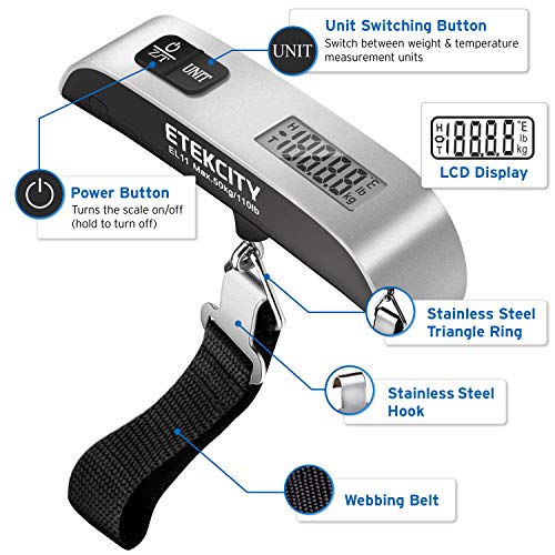 Aviation Travel Essentials: Handheld Digital Luggage Scale