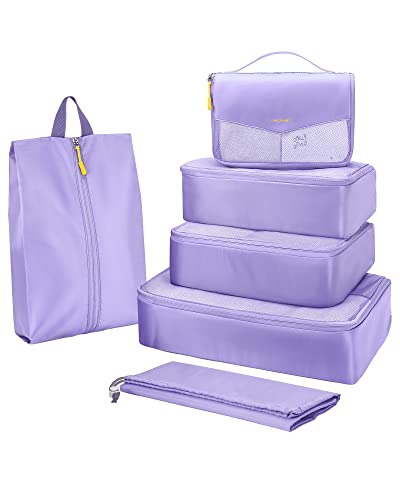 Aviation Travel Packing Cubes Set with Shoe Bag