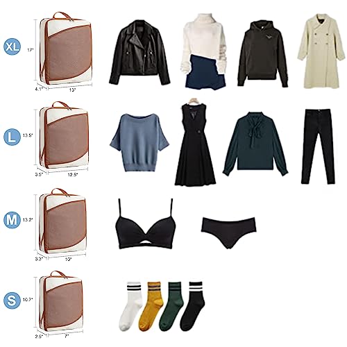 Aviation Travel Essentials: CLUCI 4 Set Packing Cubes