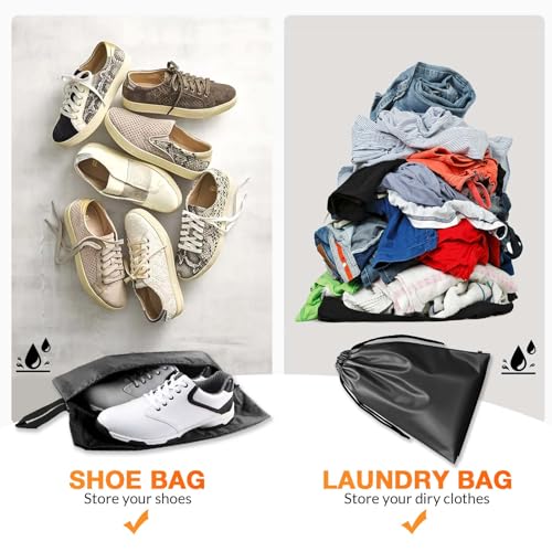 5pc Packing Cubes Travel Organizer Set (Black)