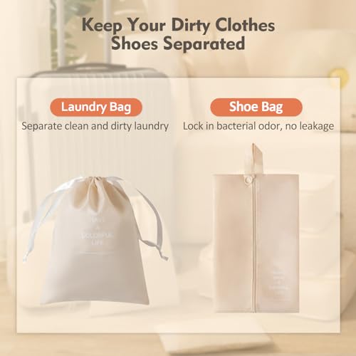 Aviation Travel Organizer Set - Durable Mesh Bags