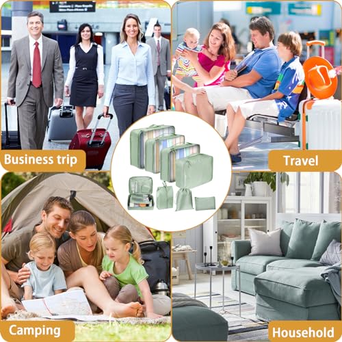 Aviation Packing Cubes Set Lightweight Luggage Organizer