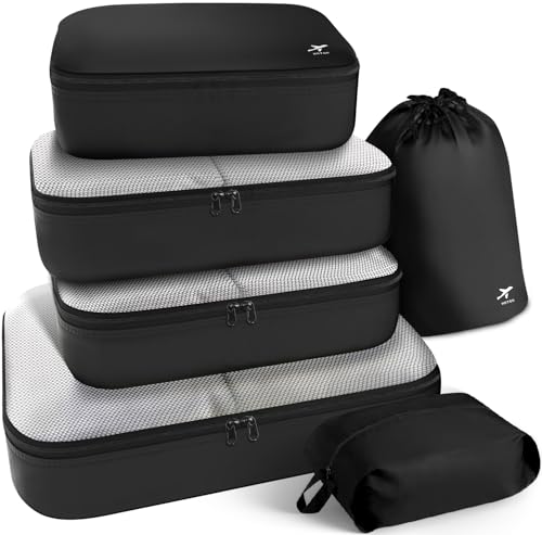 Aviation Packing Cubes Set - Space-Saving Organizer Bags