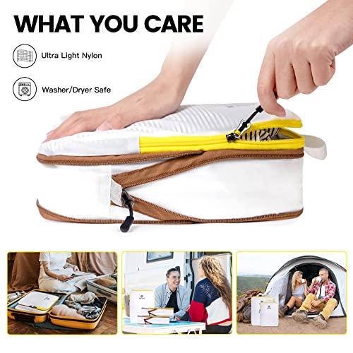 PFEYRPK Compression Packing Cubes Set for Aircraft Travel