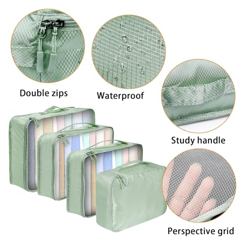 Aviation Packing Cubes Set Lightweight Luggage Organizer