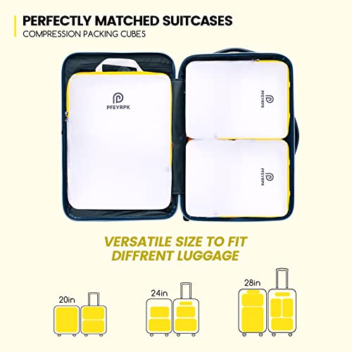 PFEYRPK Compression Packing Cubes Set for Aircraft Travel