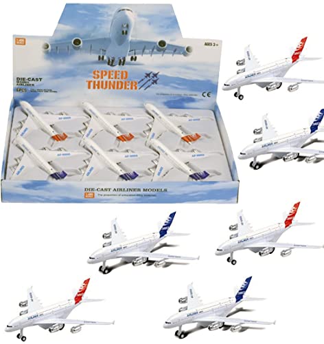 6 Pack: Big Model Airliners with Lights and Sound