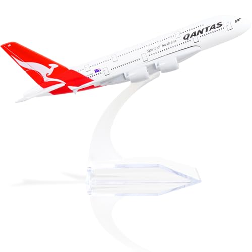 QIYUMOKE Airbus A380 Qantas Airways 1/400 Diecast Metal Airplane