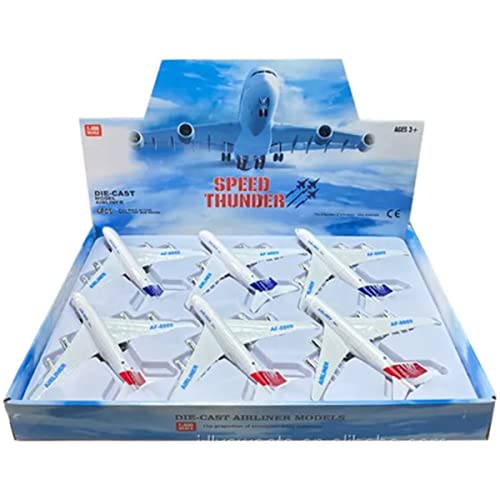 6 Pack: Big Model Airliners with Lights and Sound