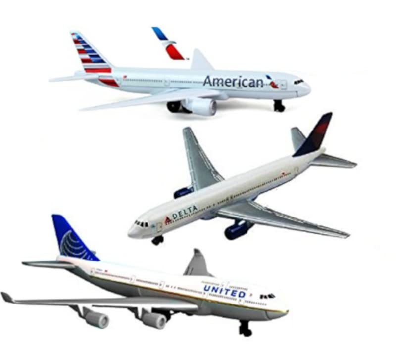 Triple Pack: Daron Die-cast B747 Planes