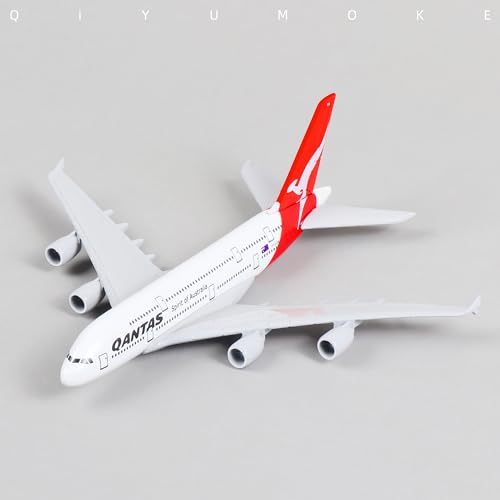 QIYUMOKE Airbus A380 Qantas Airways 1/400 Diecast Metal Airplane
