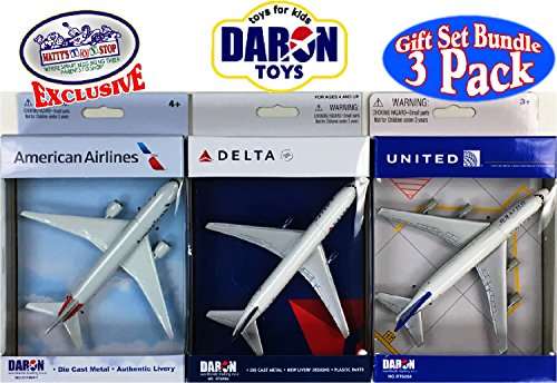 Triple Pack: Daron Die-cast B747 Planes