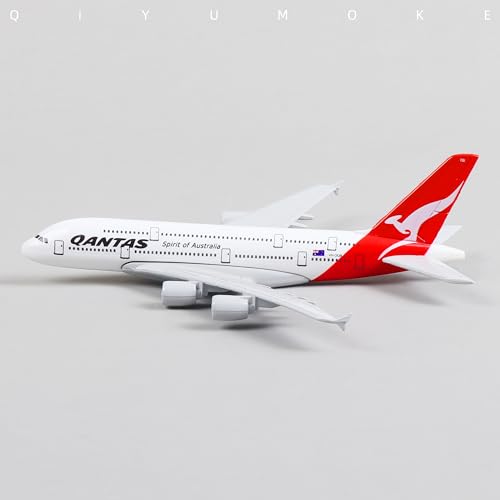 QIYUMOKE Airbus A380 Qantas Airways 1/400 Diecast Metal Airplane