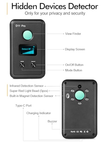 D11 Pro Hidden Camera Detector for Aviation Security