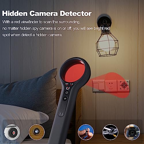 RF Portable Spy Camera Detector for Travel & Office