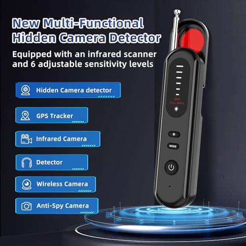 Portable Hidden Camera and GPS Tracker Detector for Travel