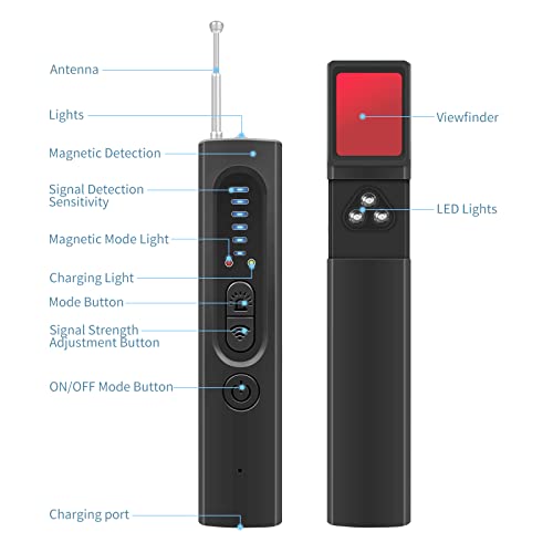 Pocket-Sized Anti-Spy Bug Sweeper for Aviation Security