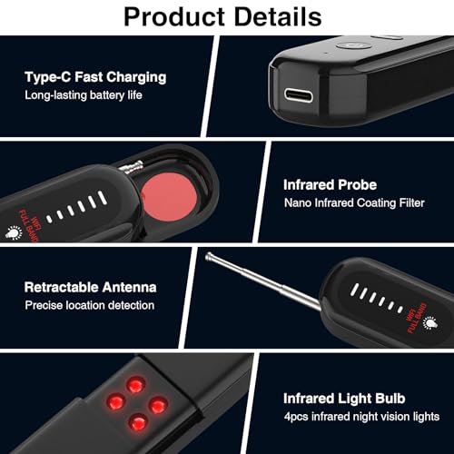 Anti-Spy Wireless Camera Detector for Aviation Security