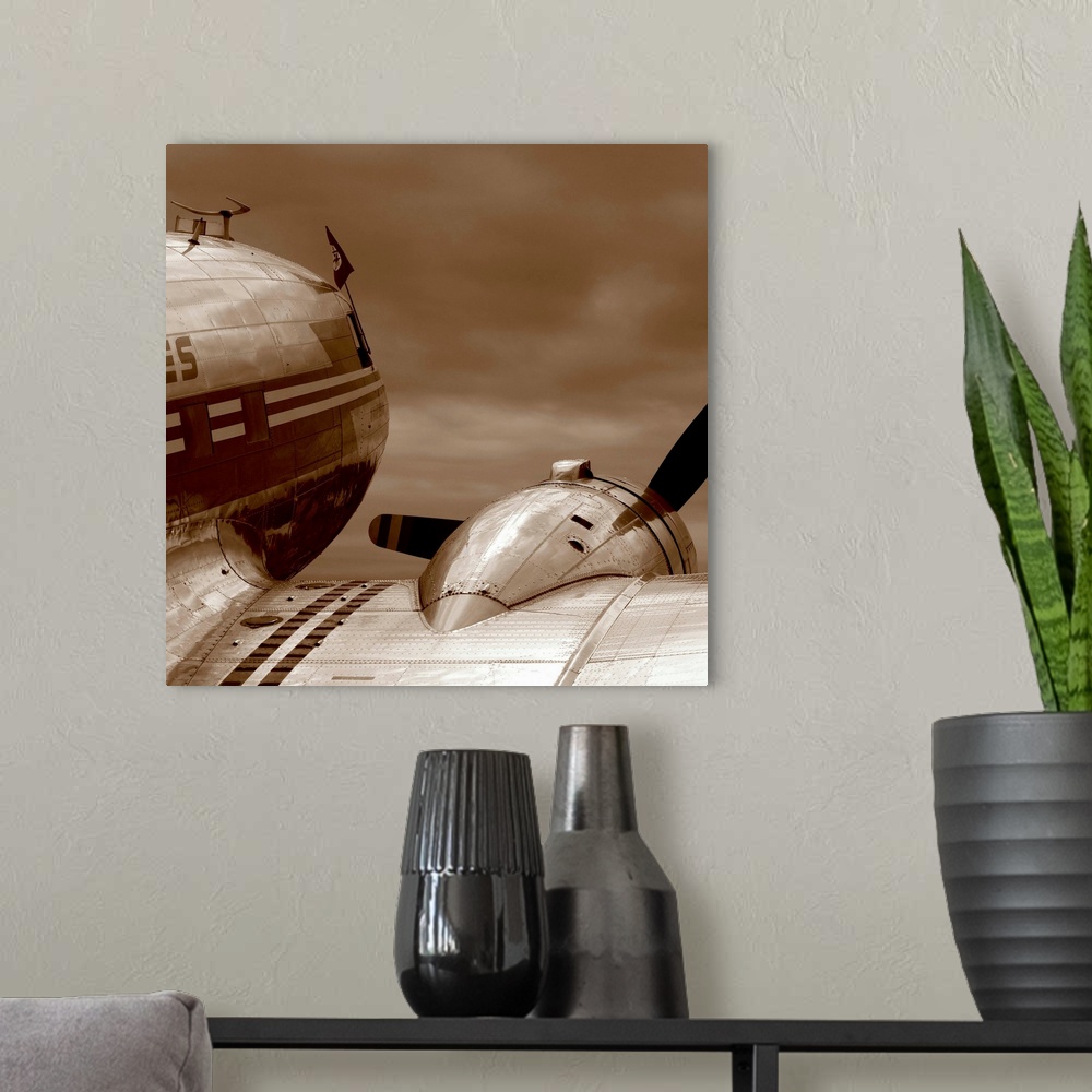 Airplane Inspired Aviation Canvas Wall Art Home Decor