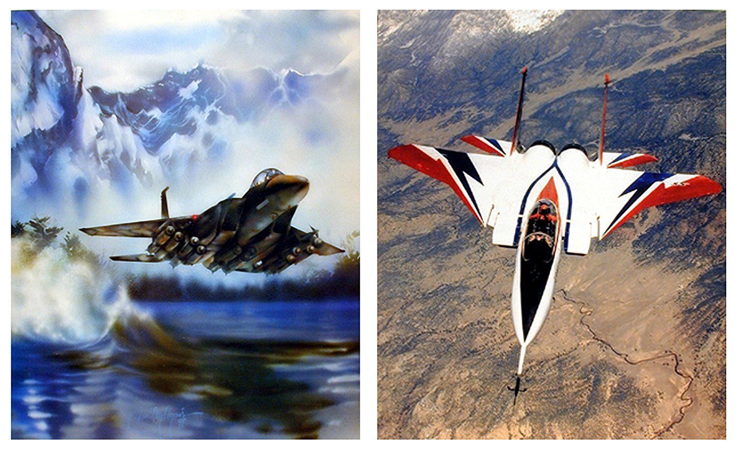 F-15 Eagle Fighter Jet Aircraft Wall Decor Art