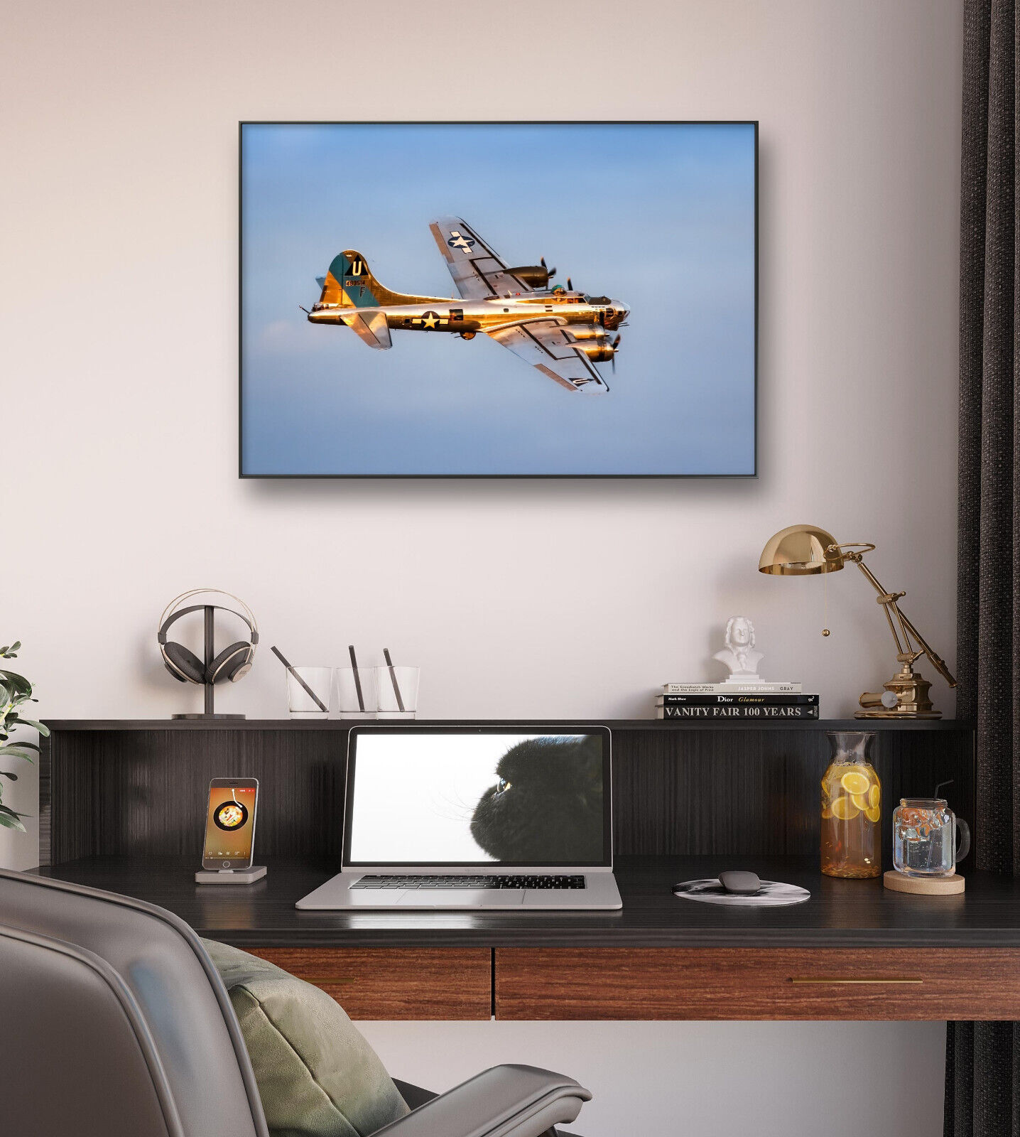 WWII B-17 "Sentimental Journey" Aviation Wall Art