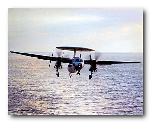 US Navy E-2C Hawkeyes Aviation Art Print Poster