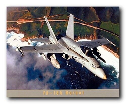 F A-18 Hornet Military Jet Aviation Wall Art