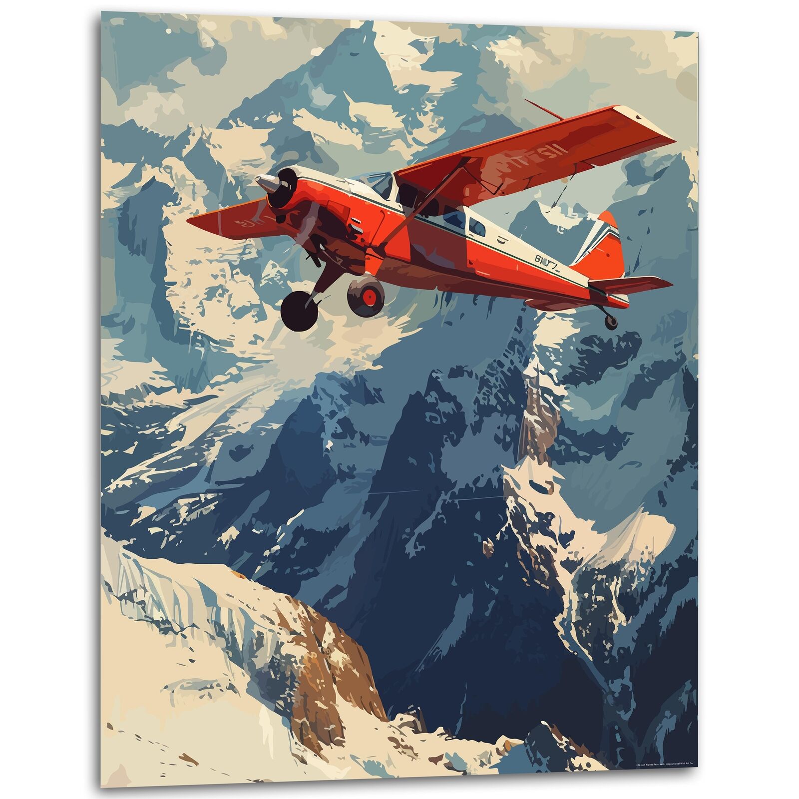 Airplane Poster Set for Aviation Enthusiasts - 11x14